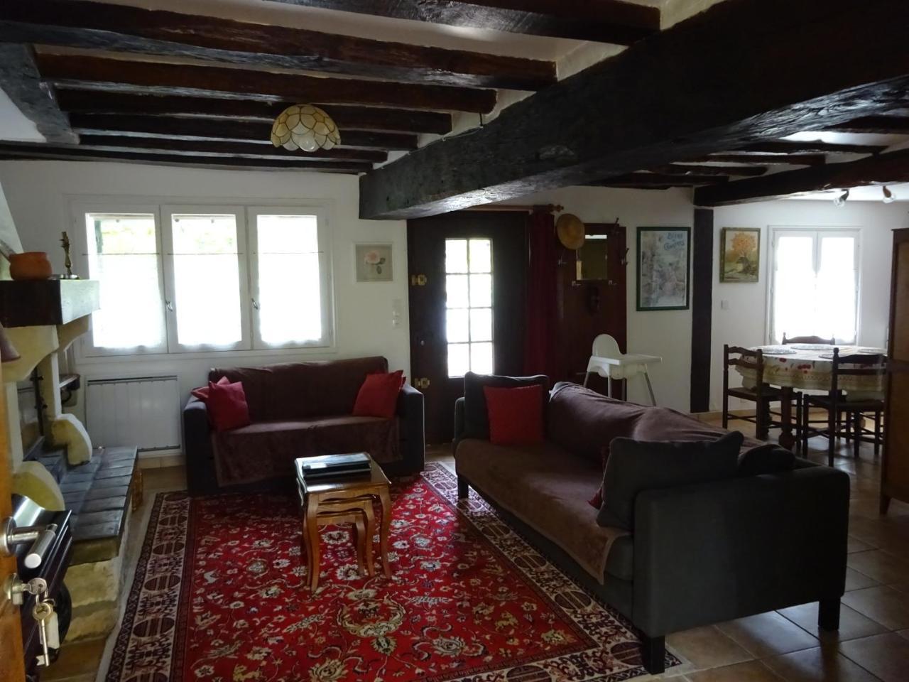 Les Chaumieres Du Chene Hotell Pouillé Exteriör bild